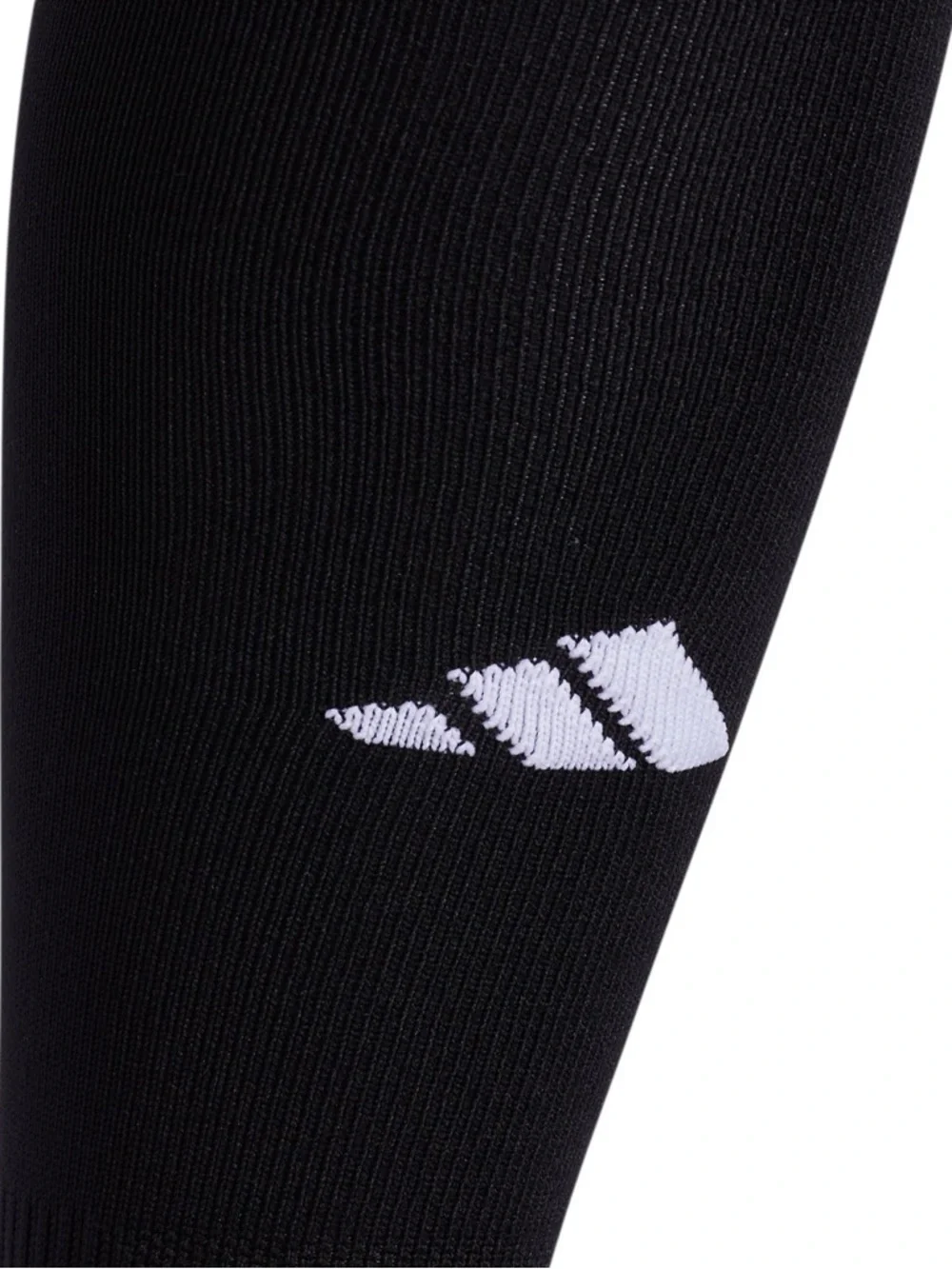 Adidas Black Performance Crew Socks with White Logo - Men's